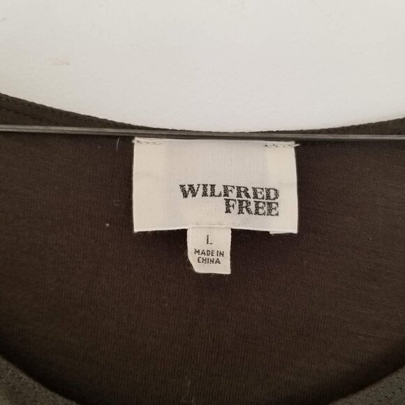 Artizia Wilfred Free Green Teigen Tee Shirt Shift Dress Size Large - Picture 7 of 11